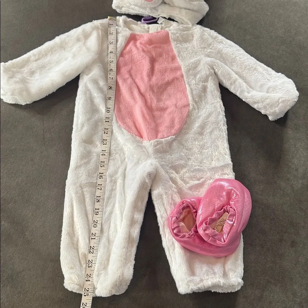 Unicorn Infant Toddler Costume Halloween White & Pink Size 12-24 Months *READ